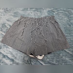 Miami Striped Dark Navy and White Women's Shorts!